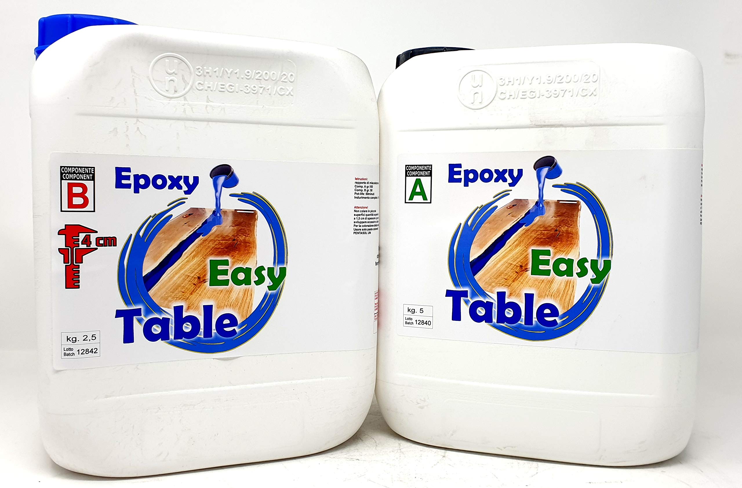 prochima-epoxy-easy-table-4-cm-resina-epossidica-trasparente-a-b-da-7500-g-per-t image 1