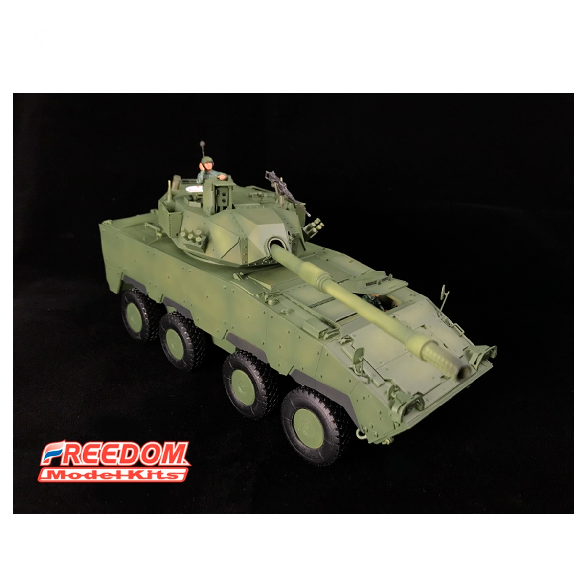 ak-interactive-1-35-roca-cm-37-mgs-black-bear-with-105mm-cannon-prototype image 5