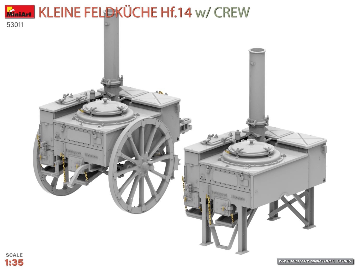 ak-interactive-1-35-kleine-feldk-che-hf-14-con-equipaggio-cucina-da-campo-in-sca image 5