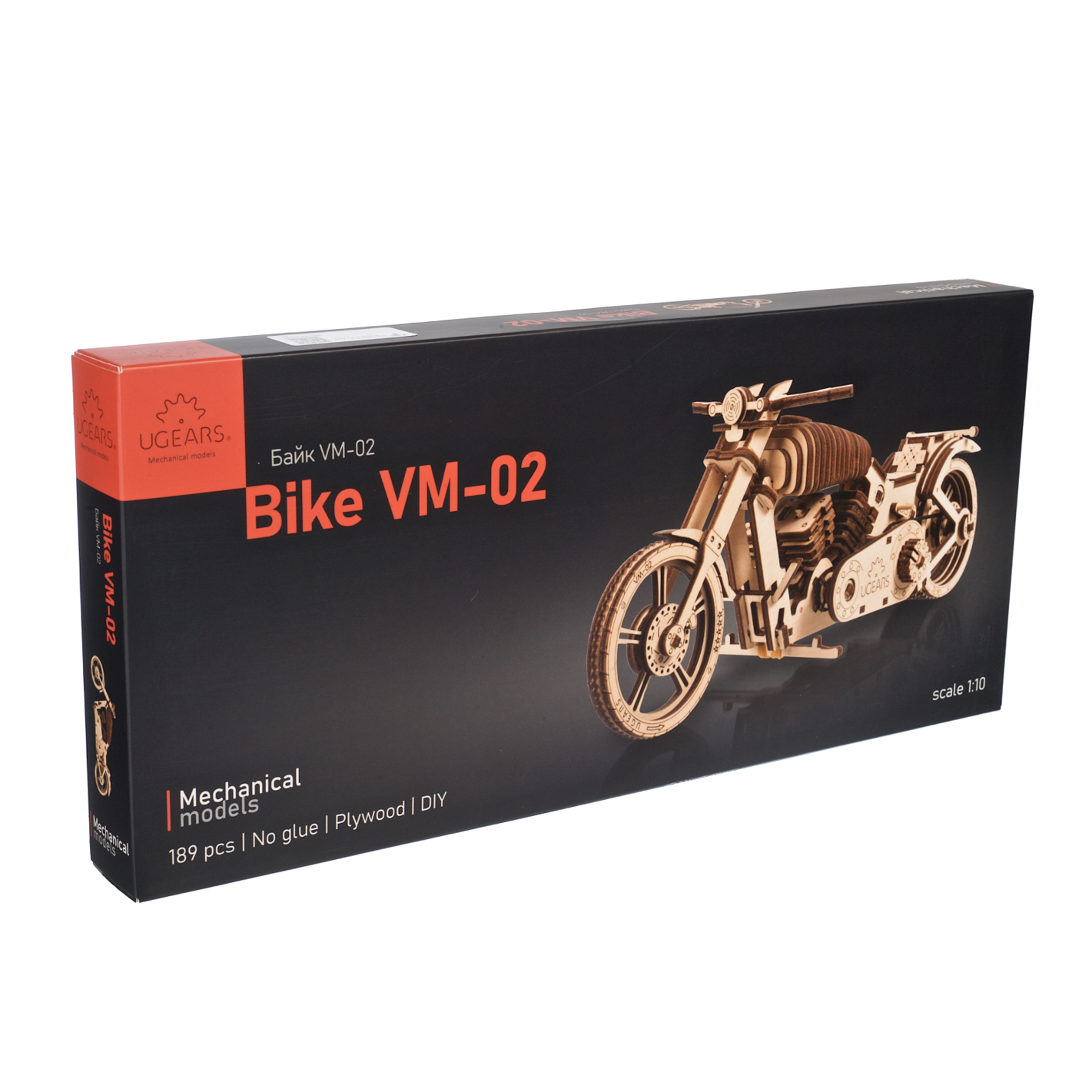 ugears-bike-vm-02-modellino-meccanico-in-legno-di-moto-cruiser-da-costruire image 4