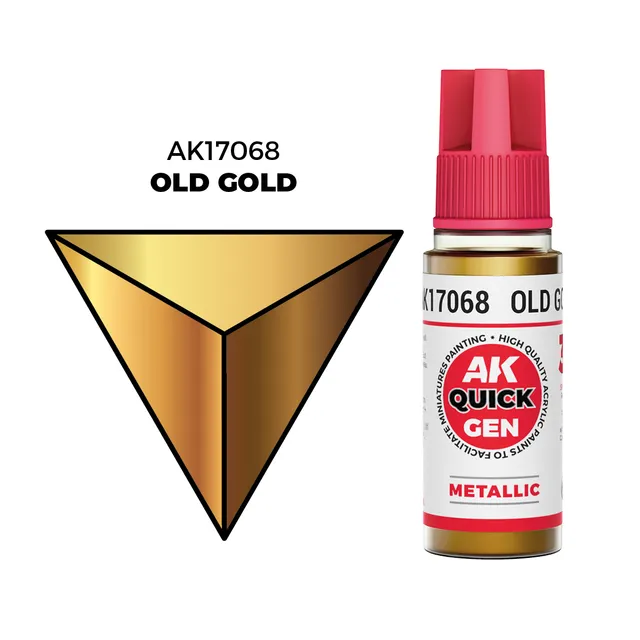 ak-interactive-oro-viejo-color-quick-gen-colore-acrilico-modellismo image 1