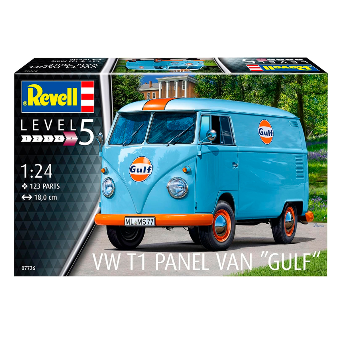 ak-interactive-1-24-vw-t1-panel-van-gulf-decor-kit-modellismo-veicolo-commercial image 1