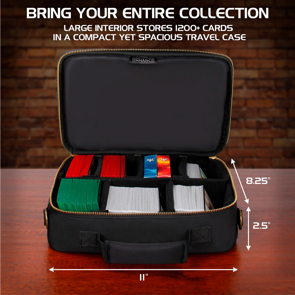 ak-interactive-enhance-trading-card-carrying-case-per-magic-the-gathering-pokemo image 2