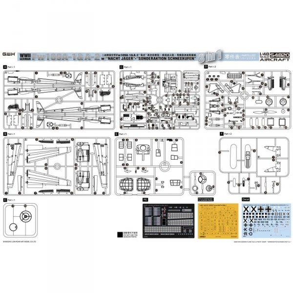 ak-interactive-fw189a-1-a-2-nacht-j-ger-sonderaktion-schneekufen-1-48-3-in-1 image 2