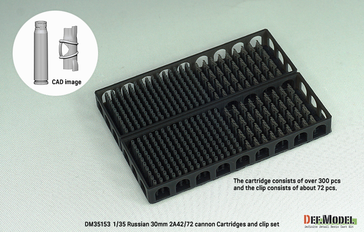 ak-interactive-russian-30mm-2a42-cannon-cartridges-and-clip-set-for-1-35-bmp-vmp image 2