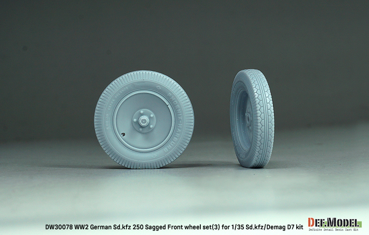 ak-interactive-ww2-german-sd-kfz-250-sagged-wheel-set-3-for-1-35-sd-kfz-250-dema image 3