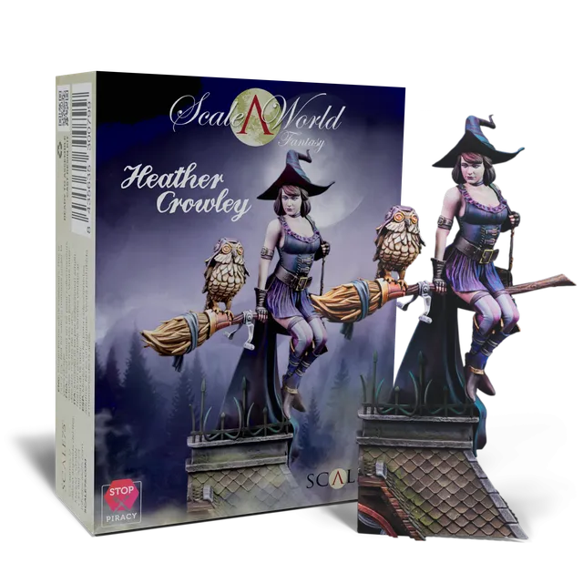 scale75-heather-crowley-figura-fantasy-in-resina-75mm-da-montare-e-dipingere image 1