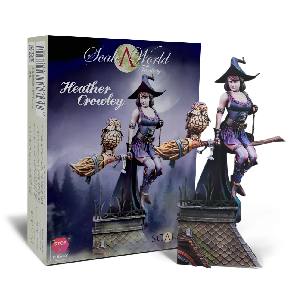 scale75-heather-crowley-figura-fantasy-in-resina-75mm-da-montare-e-dipingere image 1