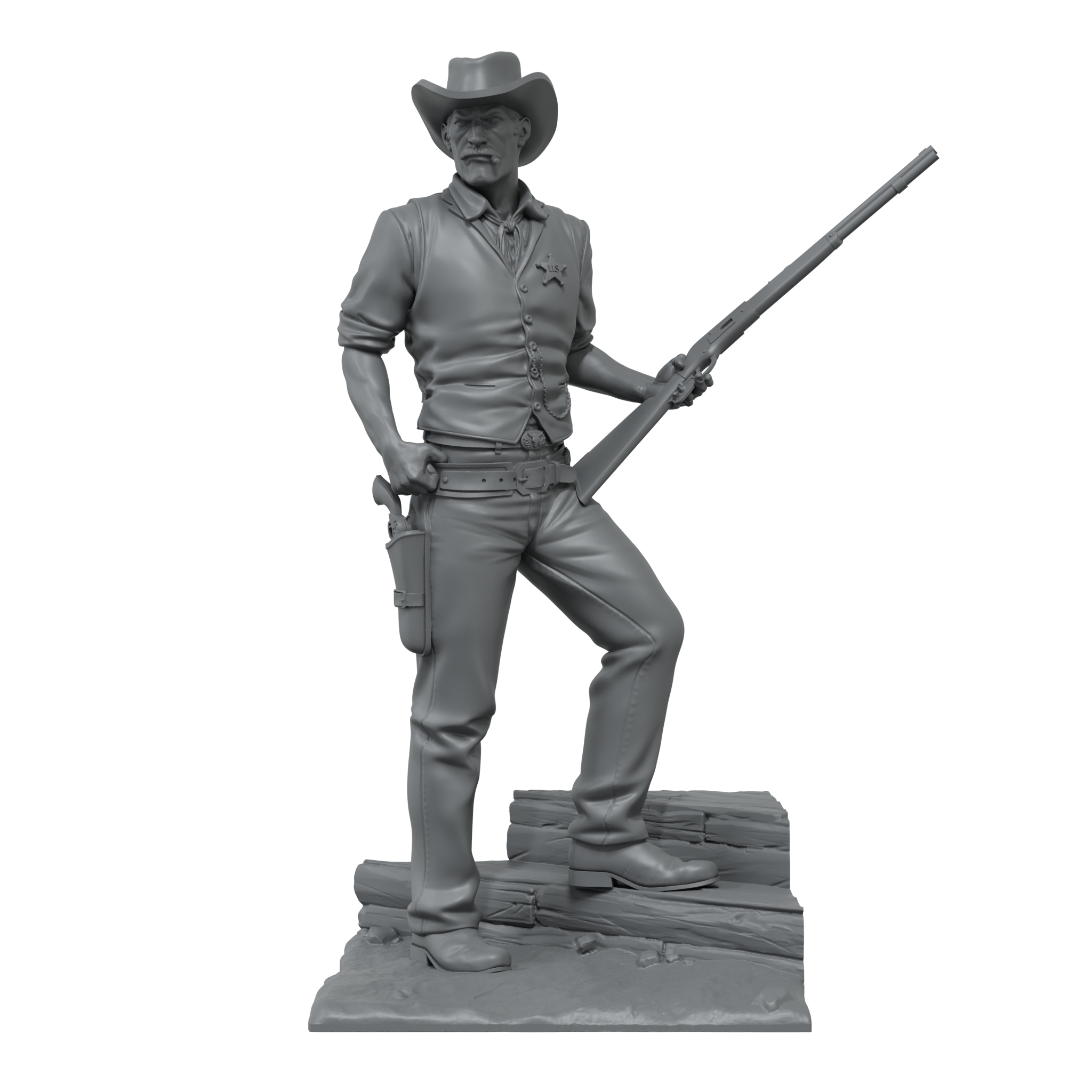 scale75-us-marshal-1883-figura-western-platinum-series-in-resina-da-dipingere image 2