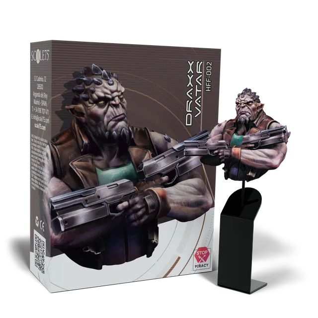 scale75-draxx-vatar-busto-in-resina-scala-1-12-sci-fi-fantasy image 1