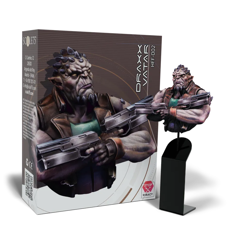 scale75-draxx-vatar-busto-in-resina-scala-1-12-sci-fi-fantasy image 1
