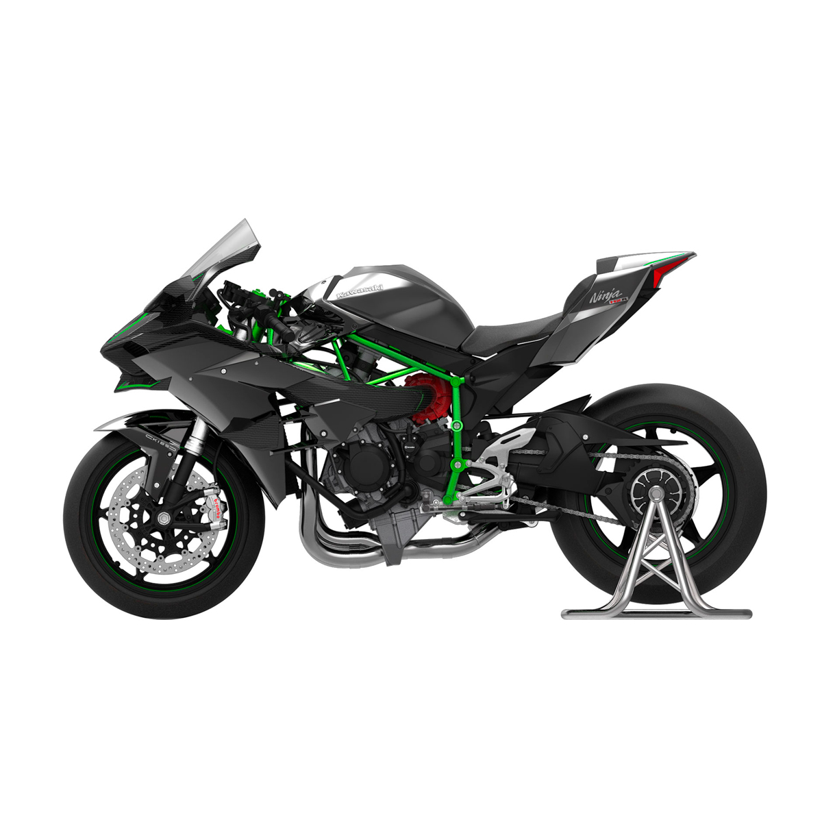 ak-interactive-1-9-kawasaki-ninja-h2r-2018-kit-moto-da-costruire image 6