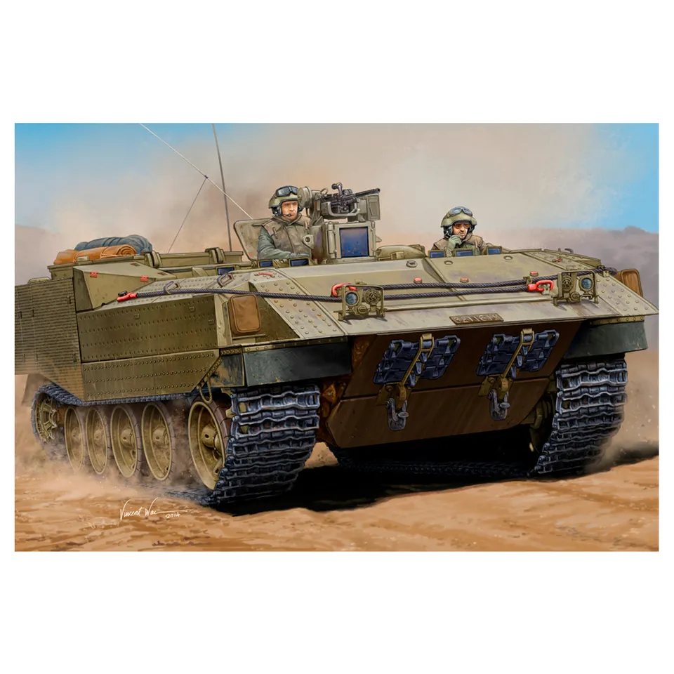 ak-interactive-1-35-idf-achzarit-apc-early-kit-modellismo-veicoli-militari image 1