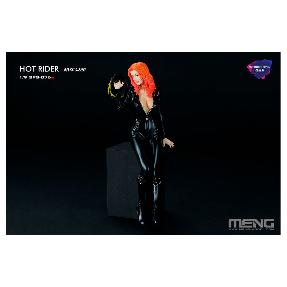 ak-interactive-1-9-hot-rider-kit-moto-pre-colorato-con-pilota image 2