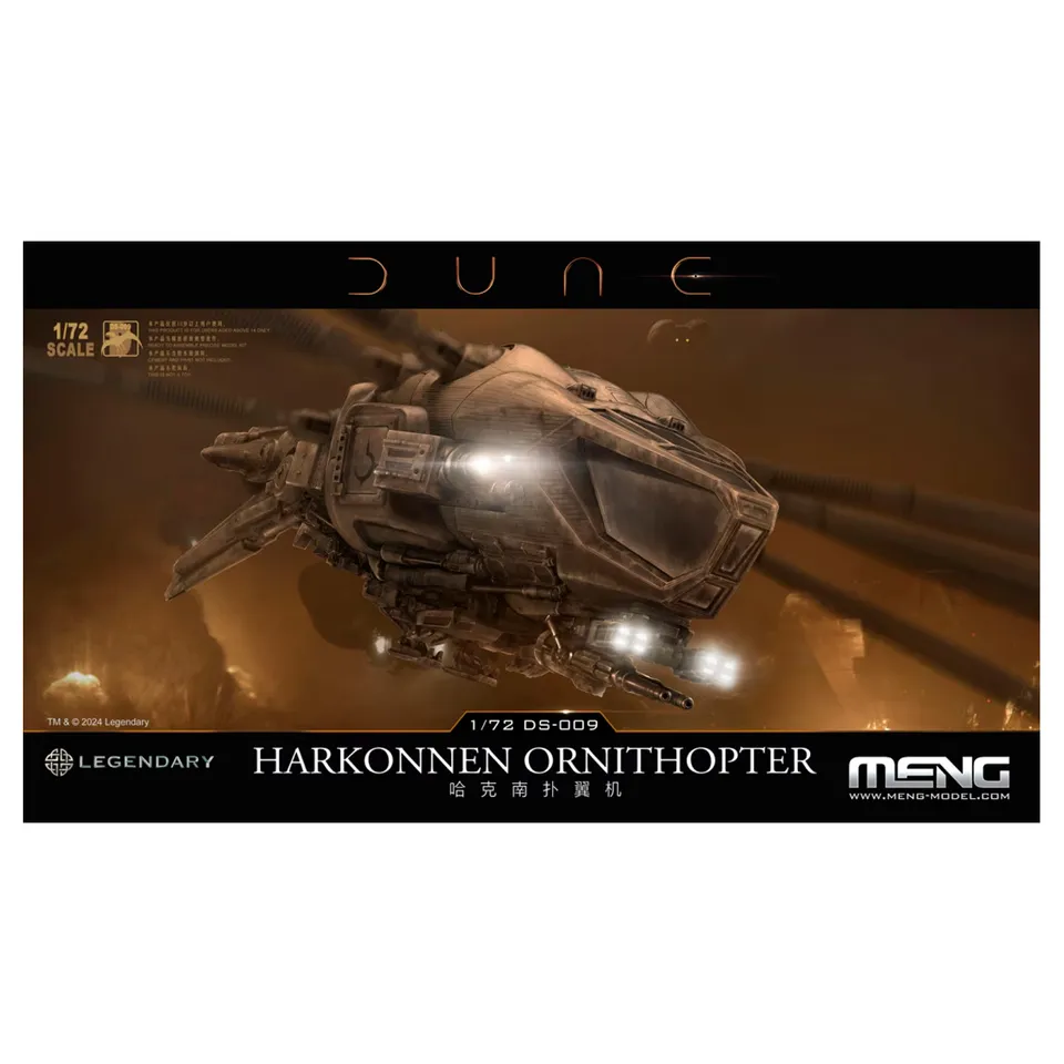 ak-interactive-1-72-dune-harkonnen-ornithopter-kit-del-velivolo-di-dune image 1