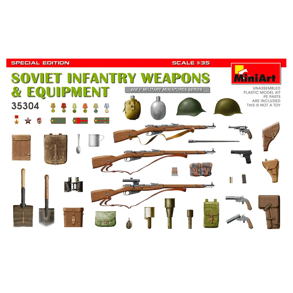 ak-interactive-1-35-soviet-infantry-weapons-and-equipment-spec-ed-set-armi-e-equ image 1