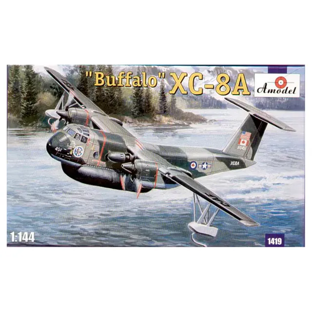 ak-interactive-amodel-xc-8a-buffalo-usaf-1-144-kit-aereo-da-costruire image 1