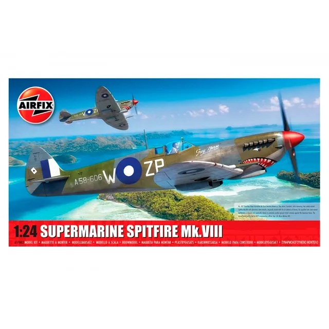 ak-interactive-supermarine-spitfire-mk-viii-1-24-kit-di-modellismo image 1