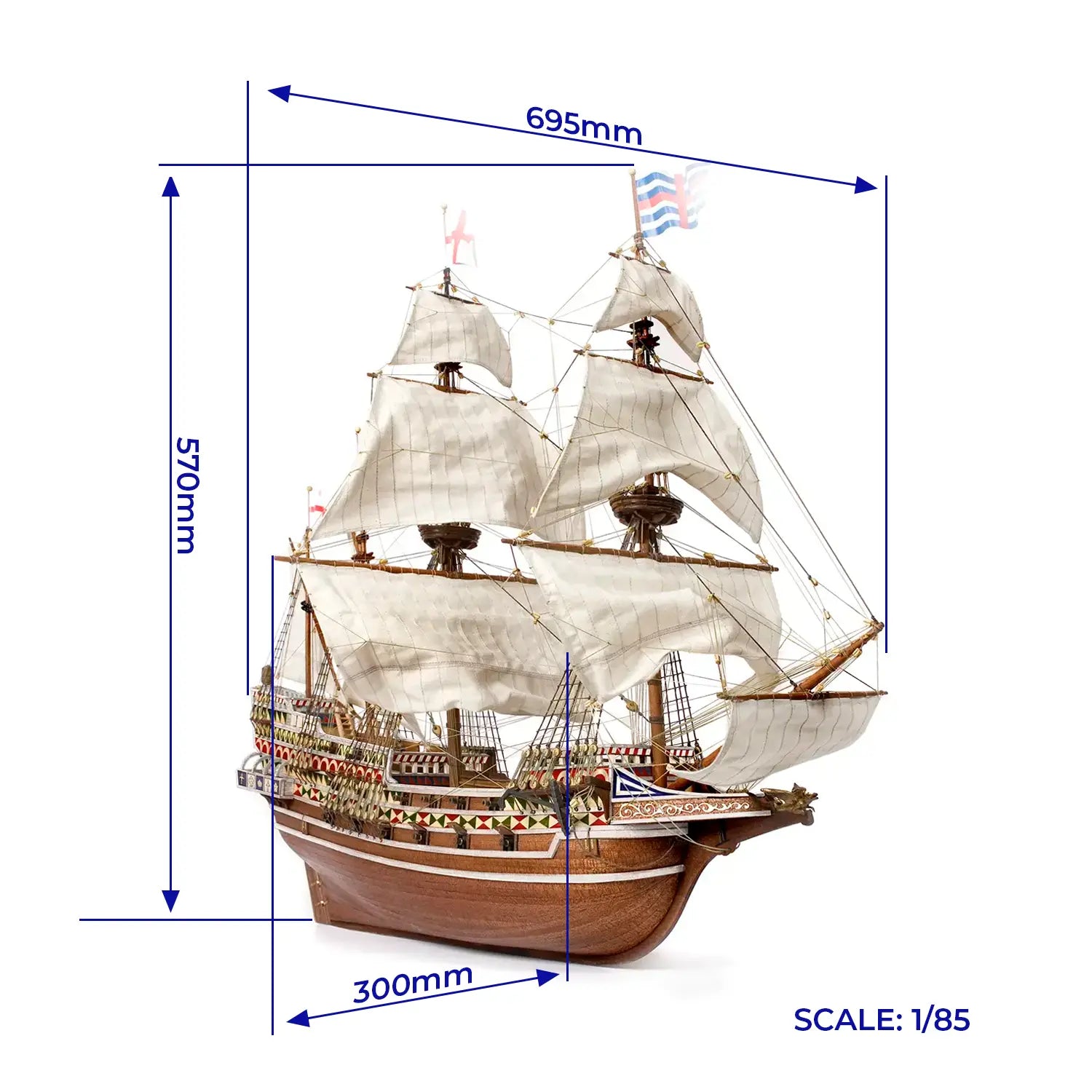 occre-hms-revenge-kit-modellismo-navale-galeone-in-legno image 2