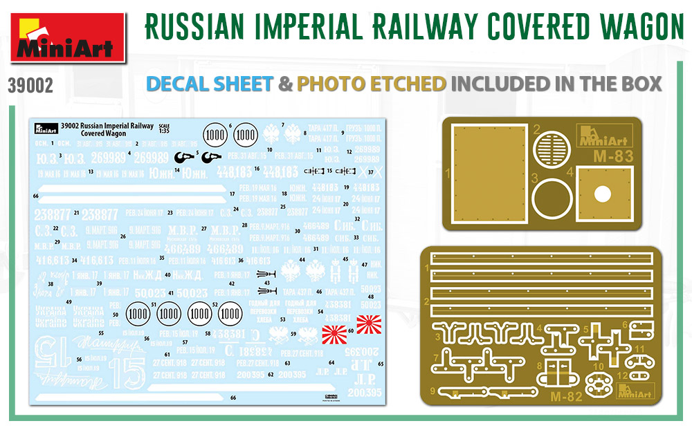 ak-interactive-1-35-russian-imperial-railway-covered-wagon-kit-di-modellismo image 2