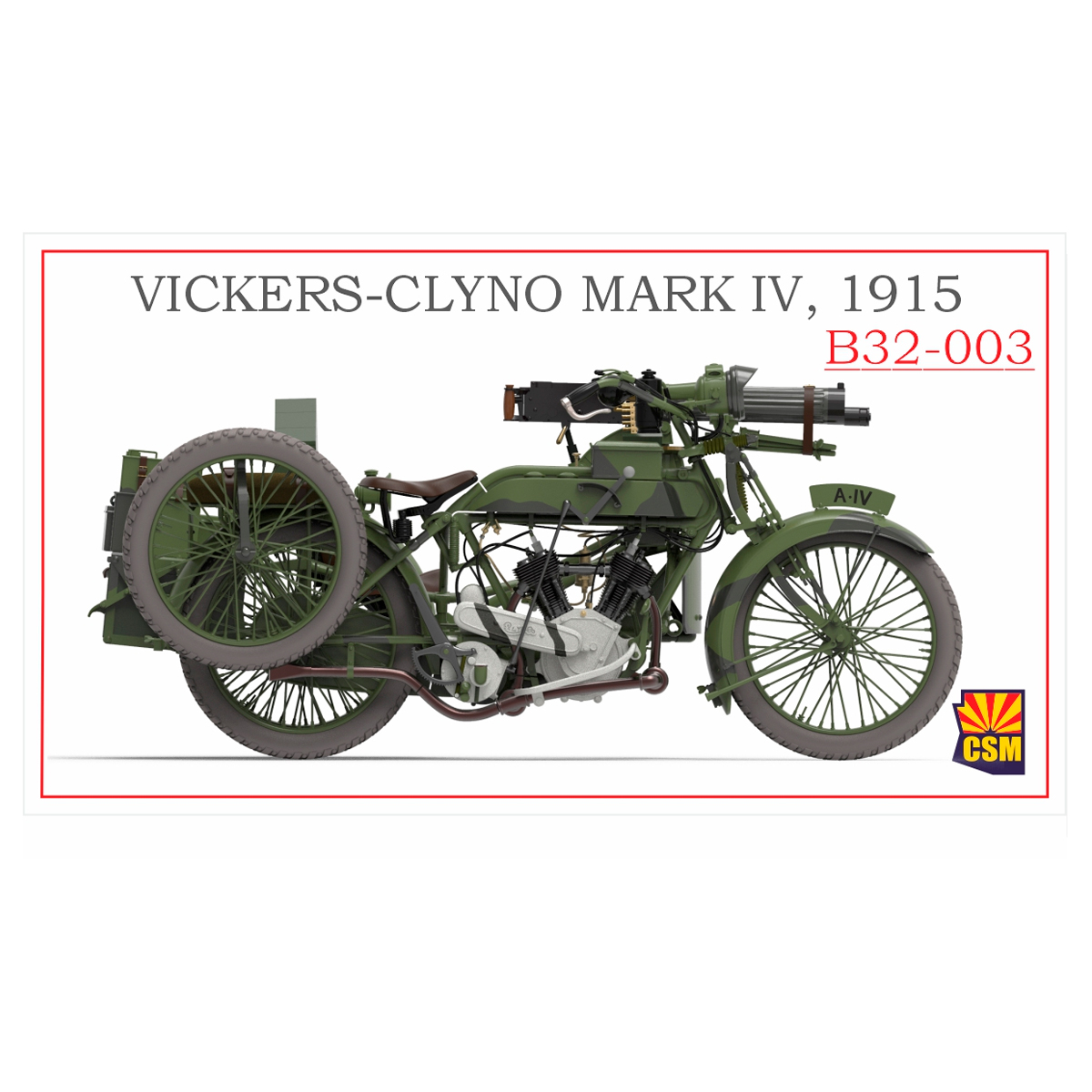 ak-interactive-1-32-vickers-clyno-mark-iv-1915-moto-militare-storica image 1