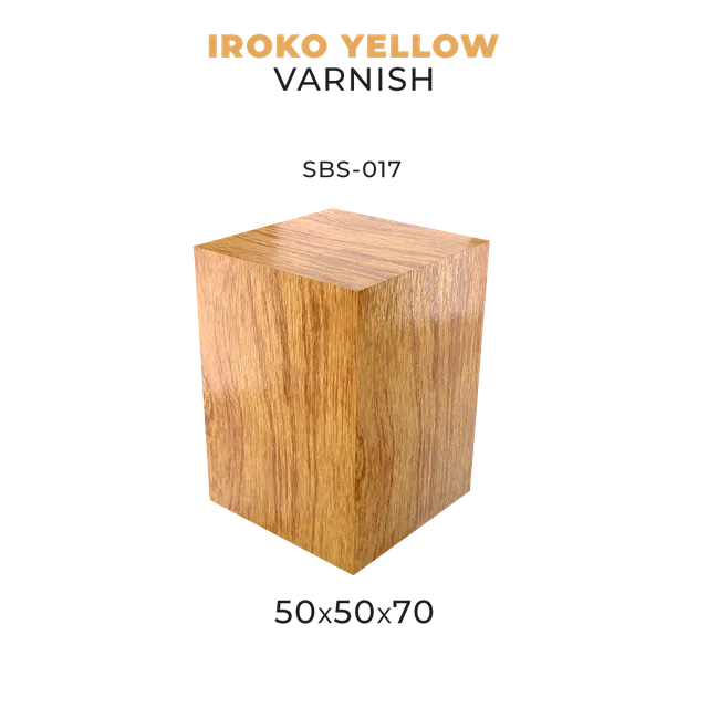 scale75-base-in-legno-jatoba-iroko-yellow-varnish-50x50x70-mm-per-miniature image 1