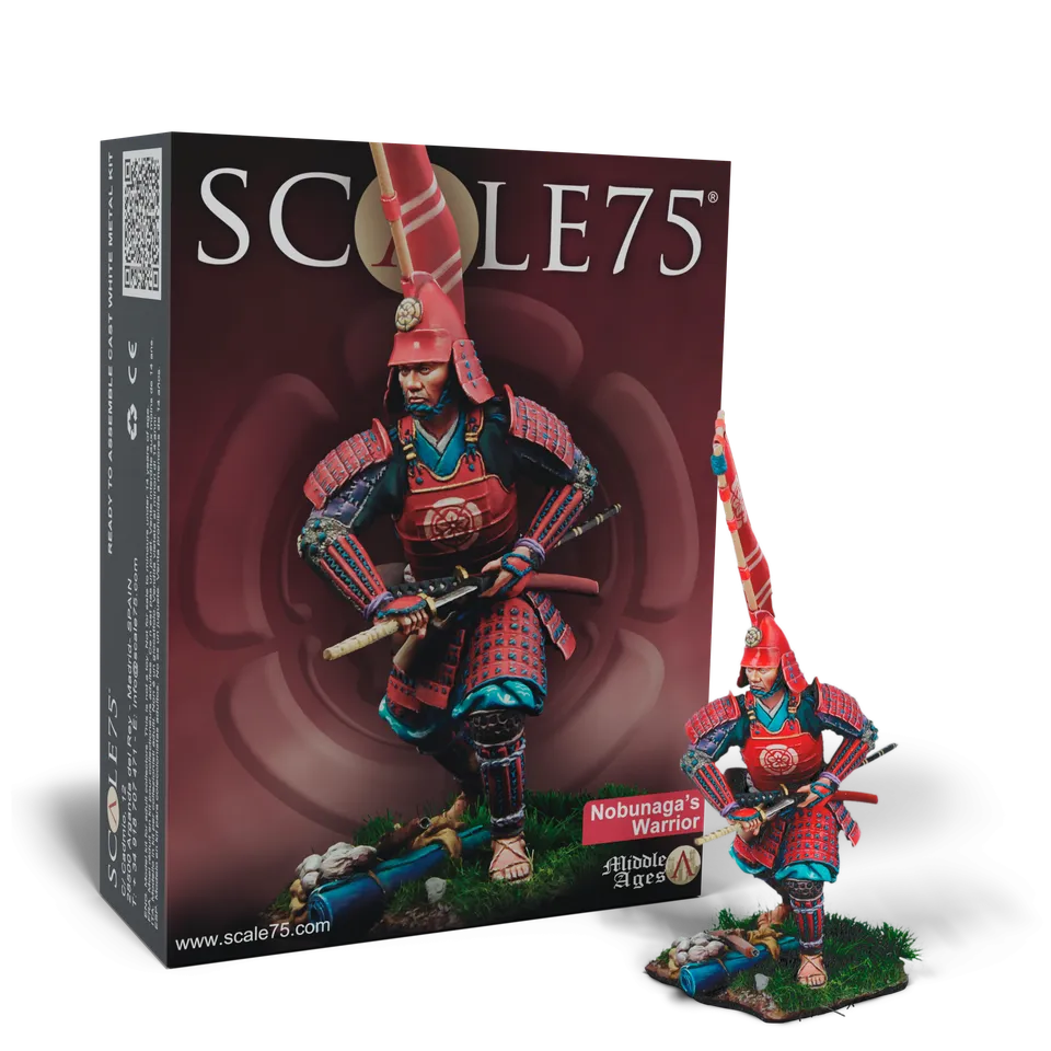 scale75-nobunaga-warrior-figura-metallo-bianco-75mm-warfront image 1
