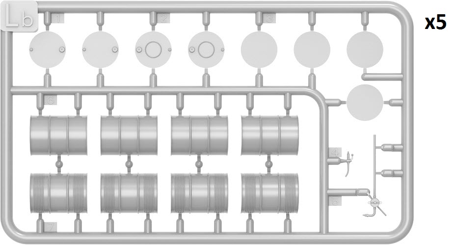 ak-interactive-1-48-u-s-fuel-drums-55-gal-fusti-carburante image 3