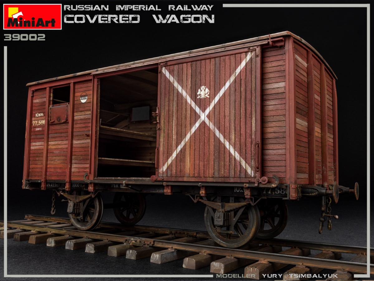 ak-interactive-1-35-russian-imperial-railway-covered-wagon-kit-di-modellismo image 4