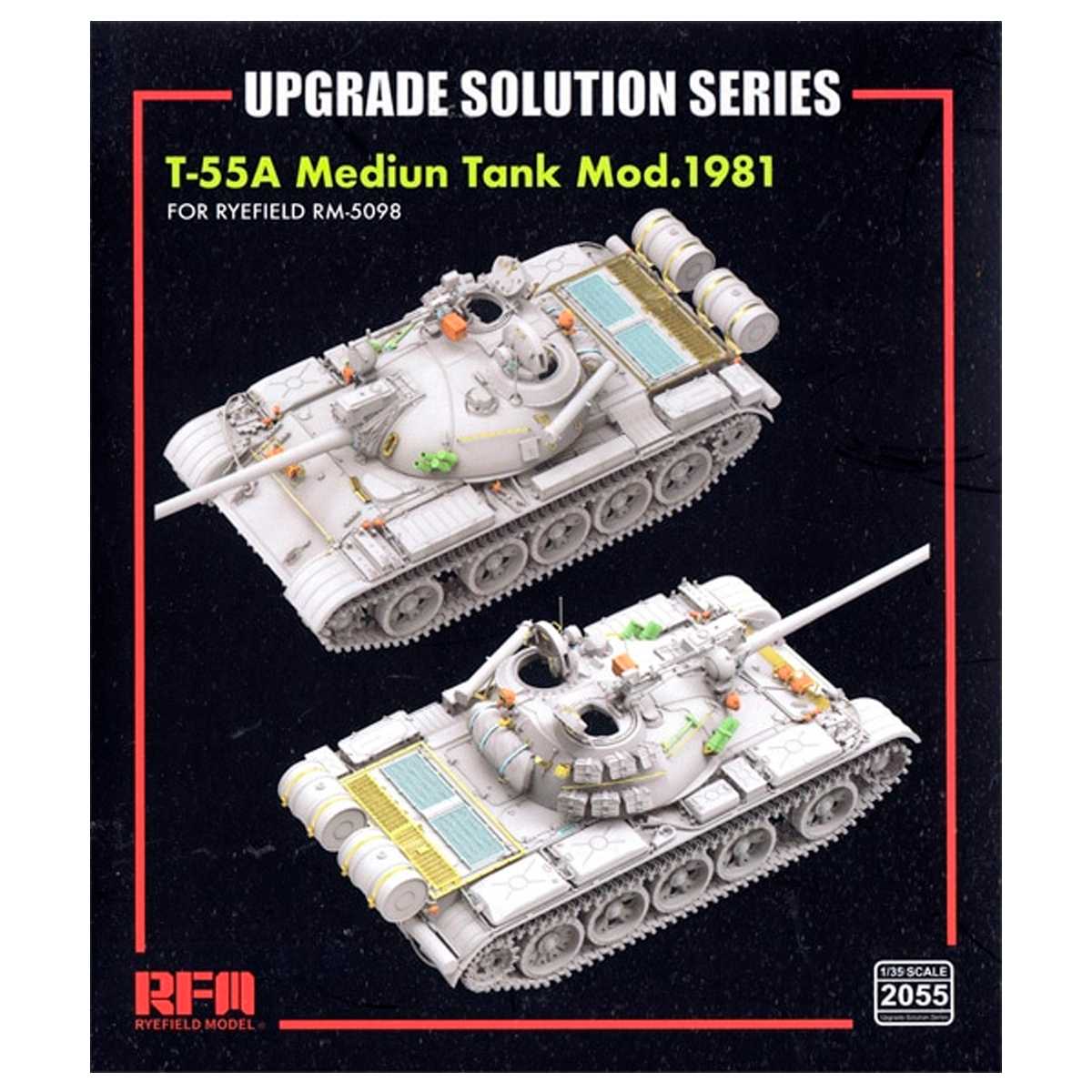 ak-interactive-the-upgrade-solution-series-per-t-55a-medium-tank-mod-1981-1-35 image 1