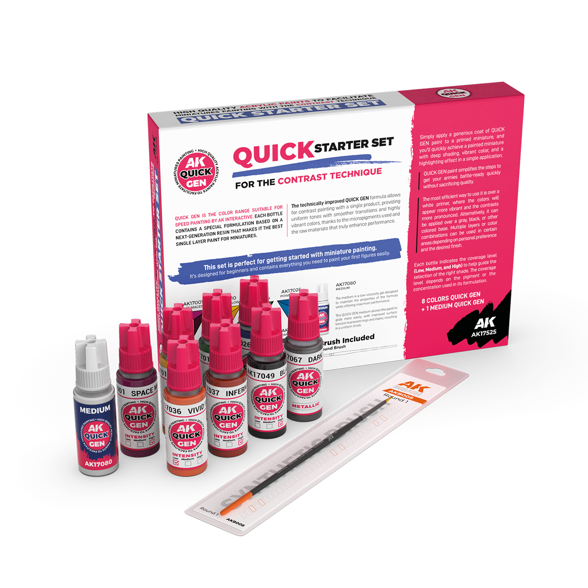 ak-interactive-set-iniziazione-quick-gen-8-quick-gen-1-medium-1-pennello-gratis image 2