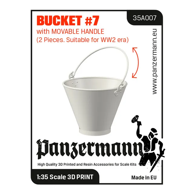 ak-interactive-bucket-7-con-manico-mobile-2-secchi-1-35-per-diorami-ww2 image 1