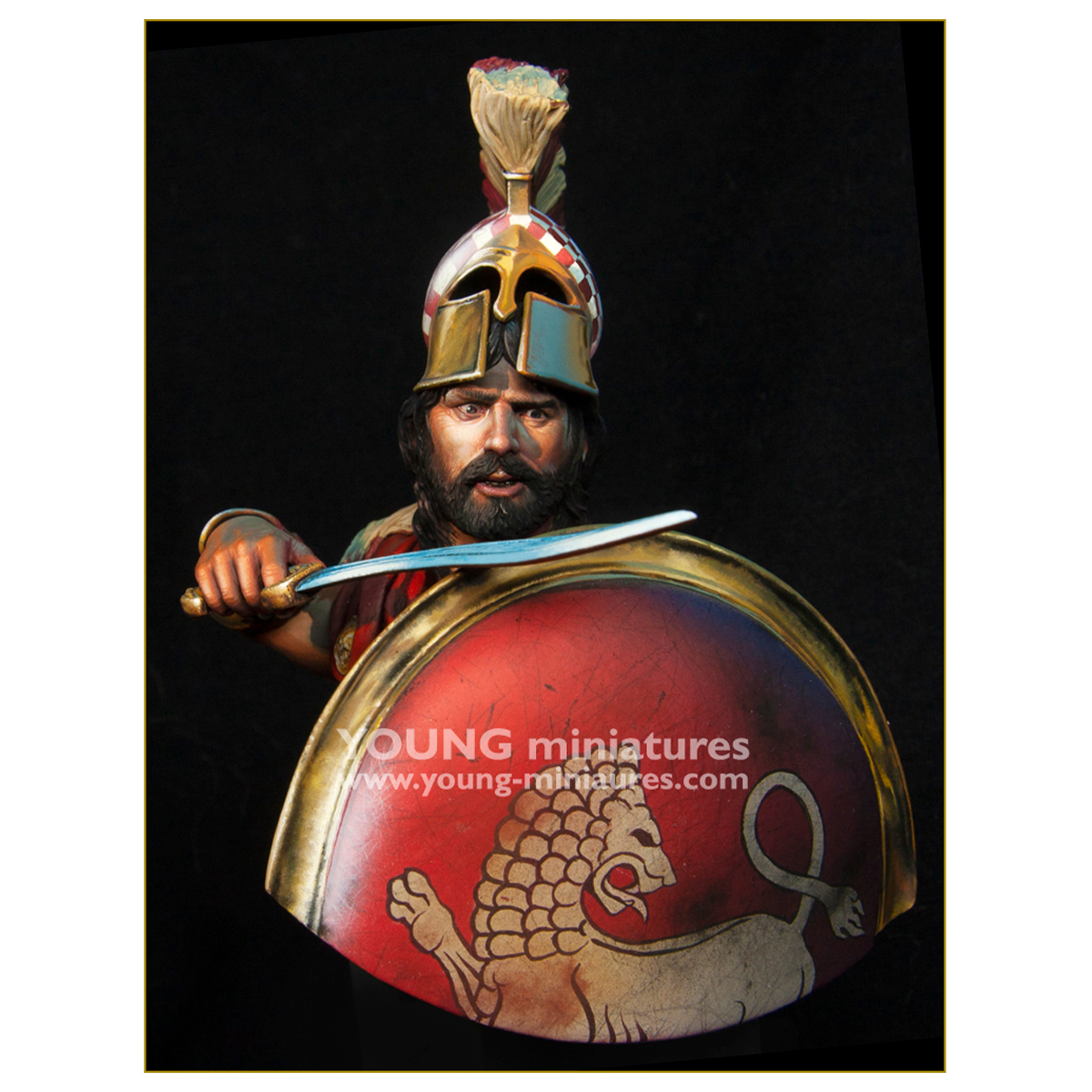 ak-interactive-oplita-greco-scudo-degli-elleni-1-10-busto-da-dipingere image 2
