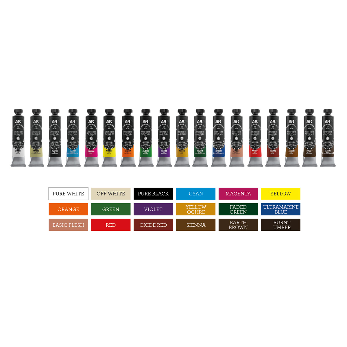 ak-interactive-deluxe-edition-box-18-colori-acrilici-densi-per-artisti image 4