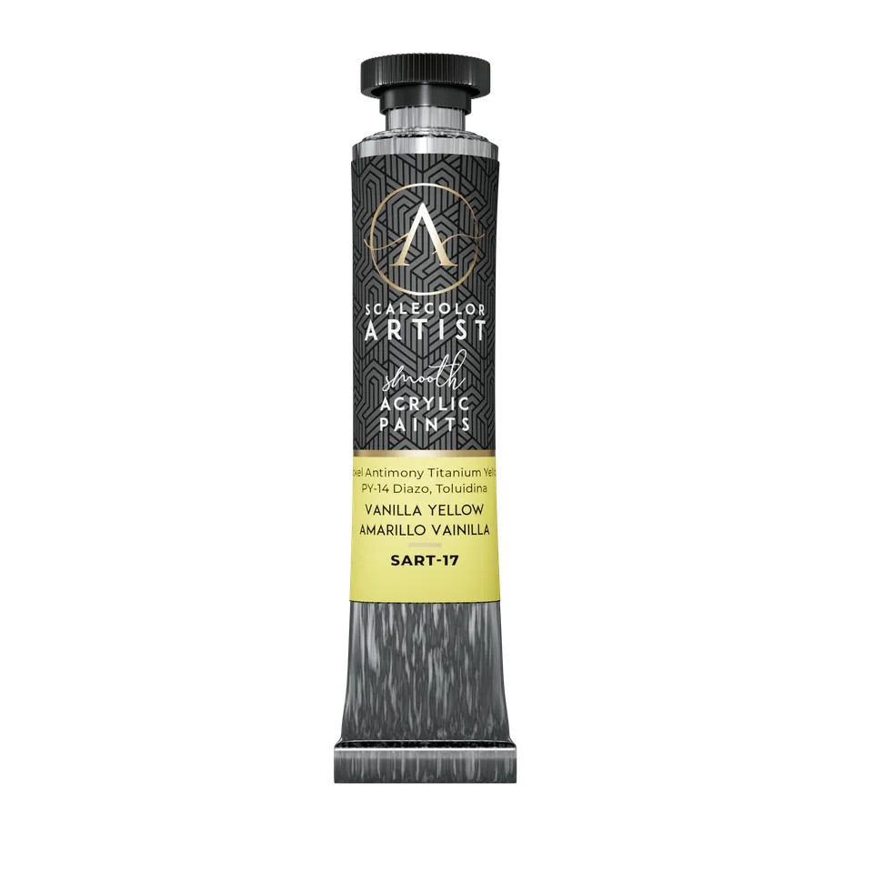 scale75-scalecolor-vanilla-yellow-20ml-pittura-acrilica-cremosa-premium image 1
