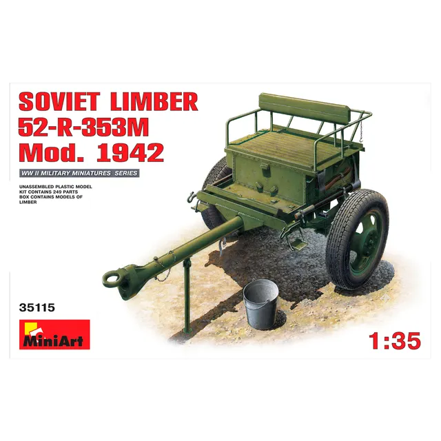 ak-interactive-1-35-soviet-limber-52-r-353m-mod-1942-kit-modellismo-da-costruire image 1