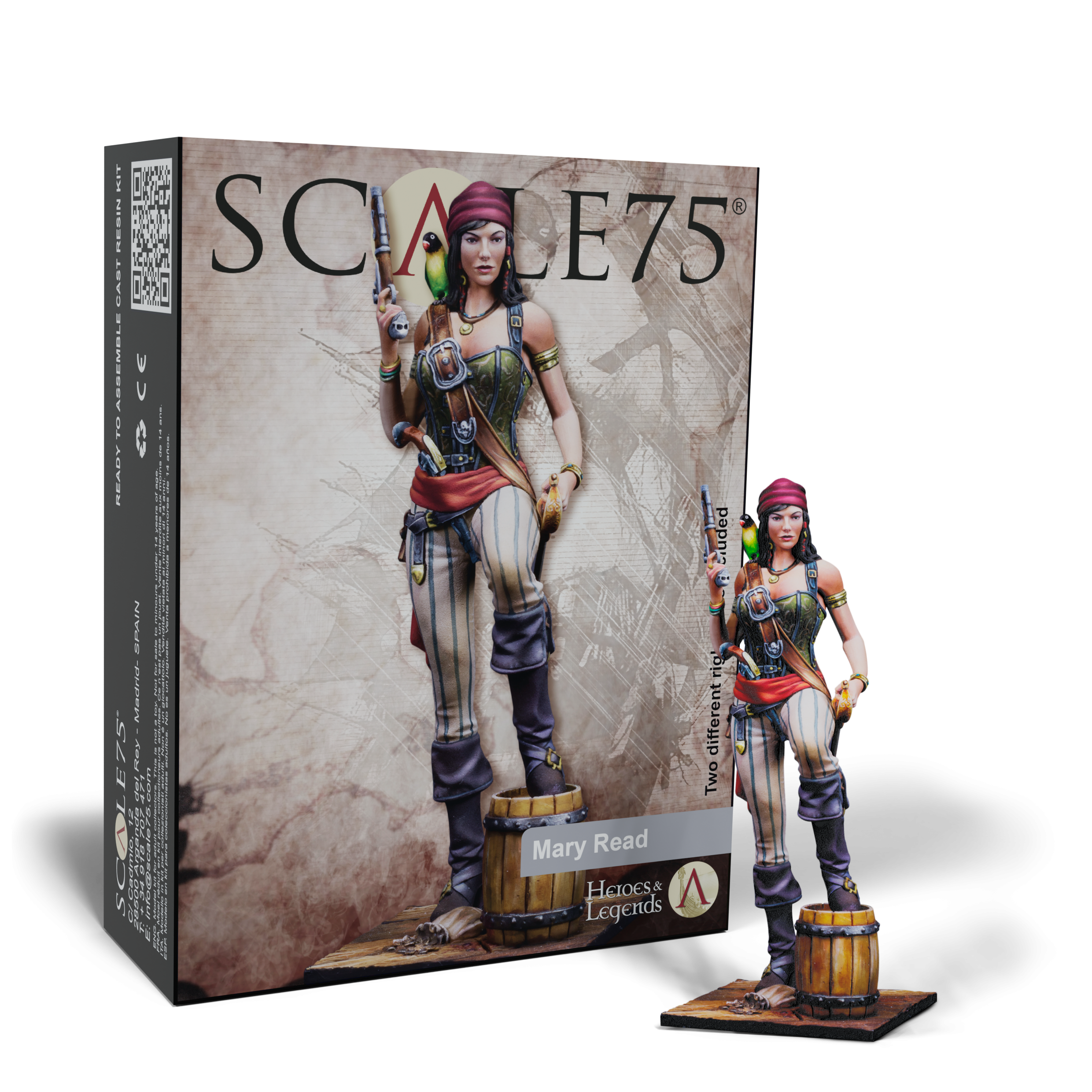 scale75-mary-read-figura-in-resina-75mm-heroes-legends-da-montare-e-dipingere image 1