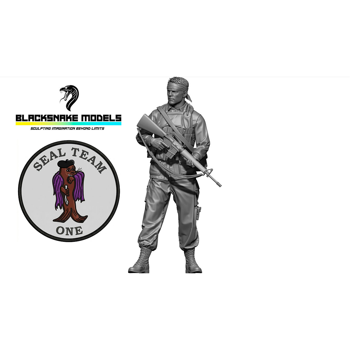 ak-interactive-1-35-seal-team-one-vietnam-hammer-invitado-inesperado-diorama image 2