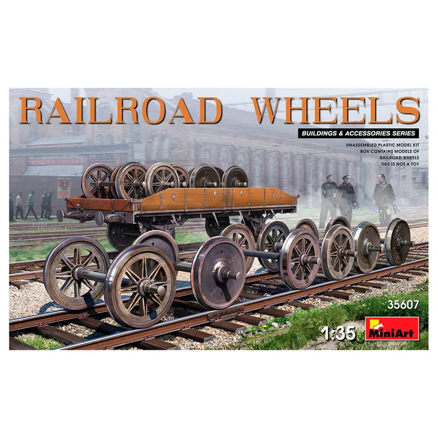 ak-interactive-1-35-railroad-wheels-ruote-ferroviarie-scala-1-35 image 1