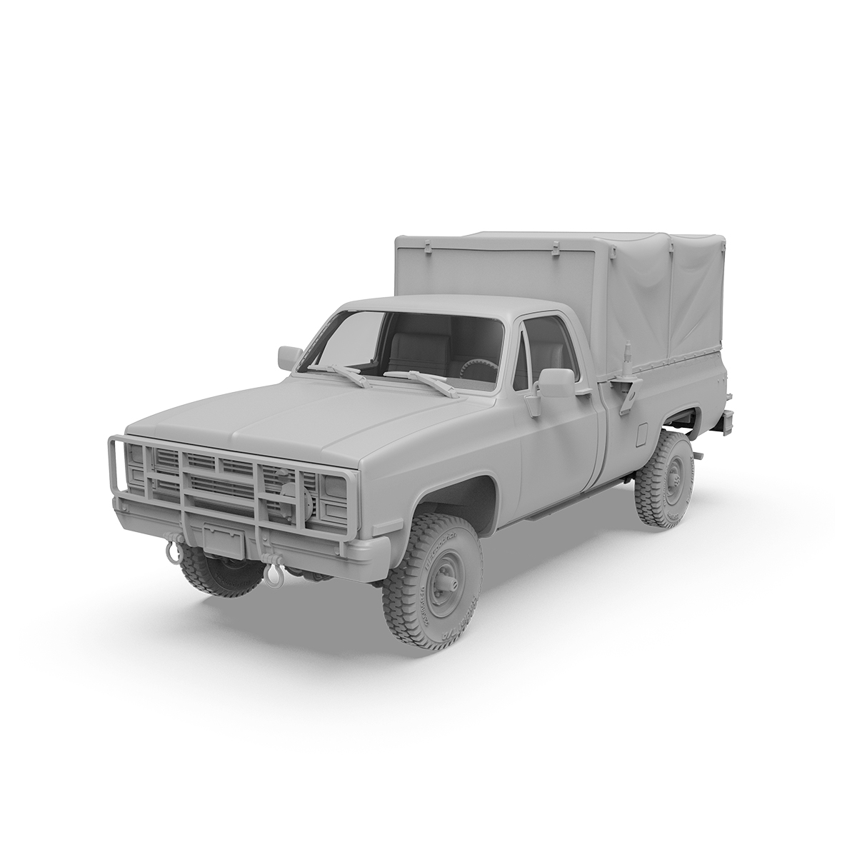 ak-interactive-m1008-troop-carrier-con-telone-1-35-kit-furgone-militare image 8