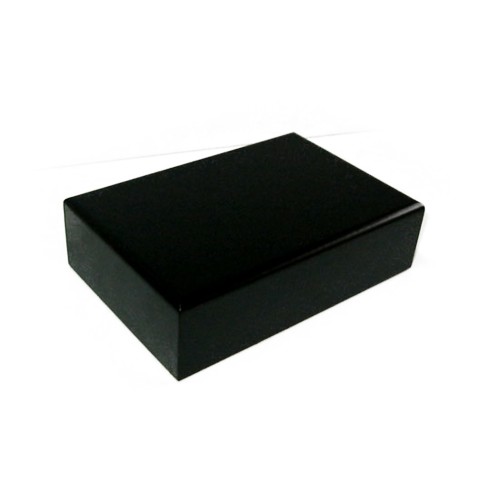 ak-interactive-peana-quadrata-nera-in-legno-10x10cm-x-4cm-base-per-modellismo image 1