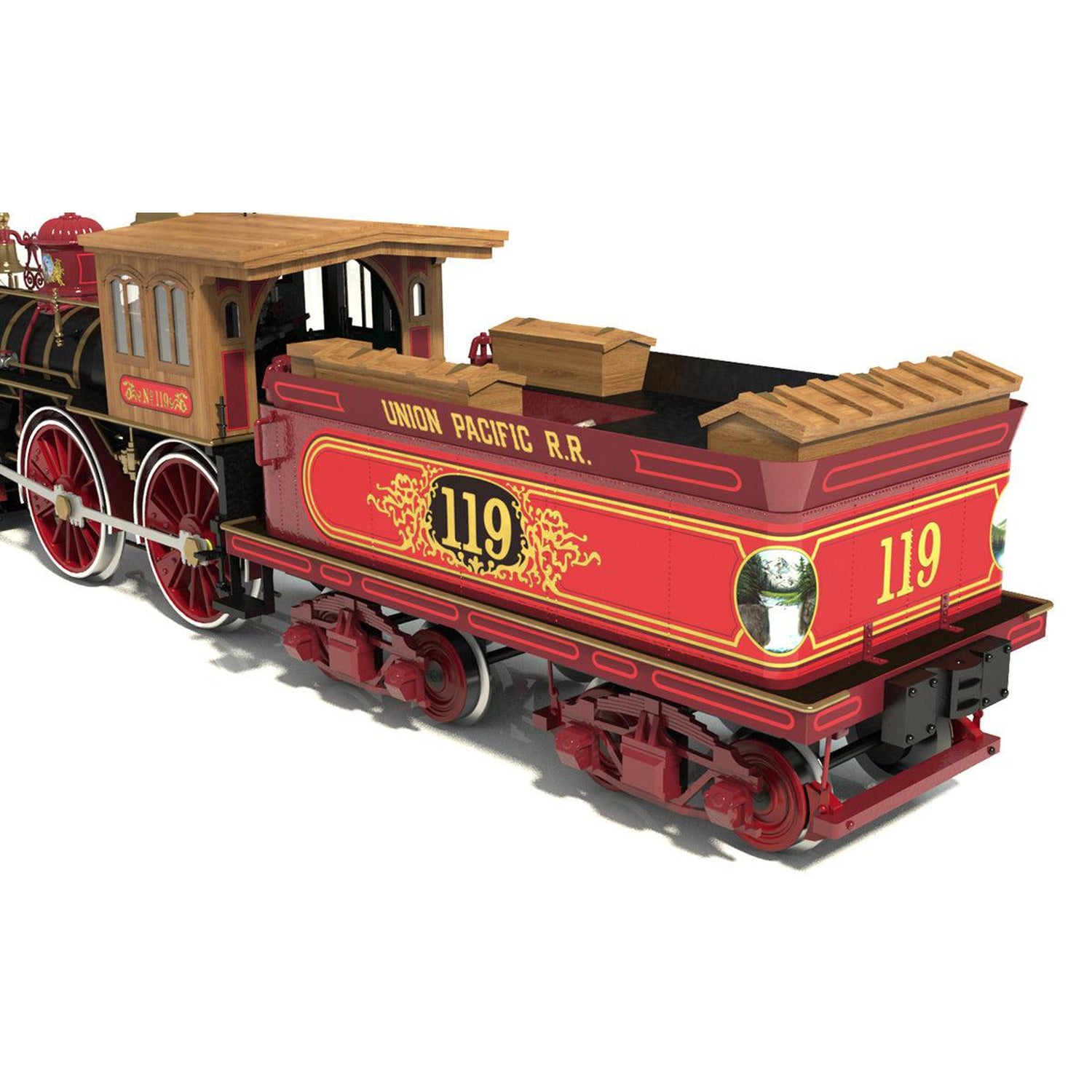 occre-rogers-119-locomotiva-4-4-0-american-kit-modellismo-ferroviario image 6
