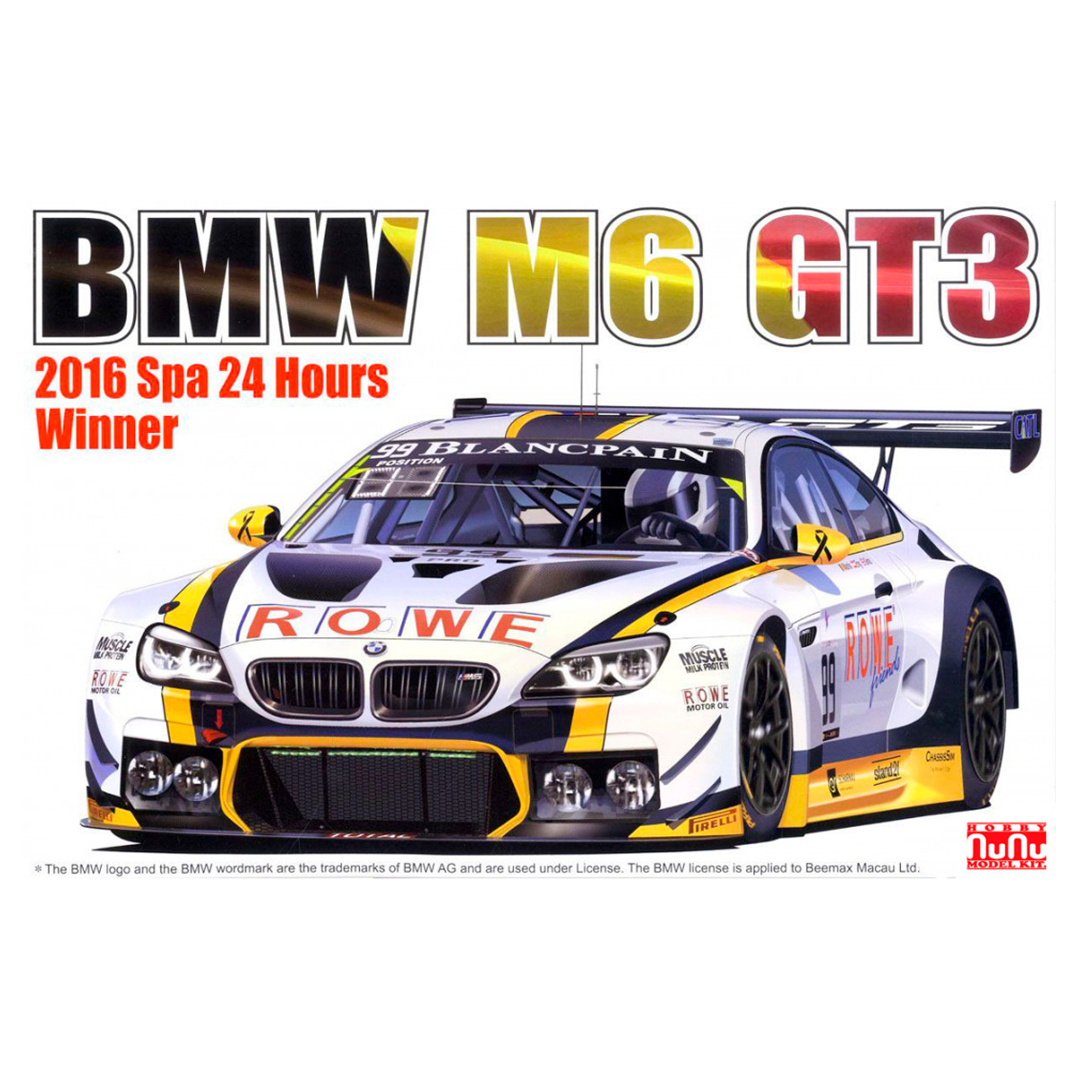 ak-interactive-1-24-bmw-m6-gt3-24h-spa-winner-2016-kit-modellismo image 1
