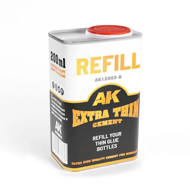 ak-interactive-refill-colla-extra-thin-200-ml-colla-per-modellismo image 1