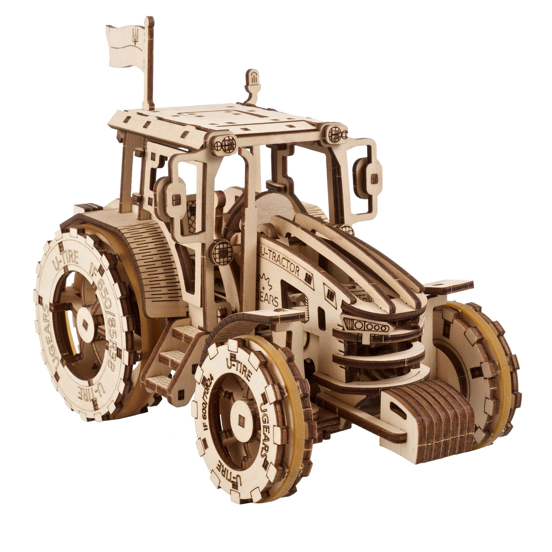 ugears-the-tractor-wins-kit-di-modellismo-in-legno-3d-trattore image 1