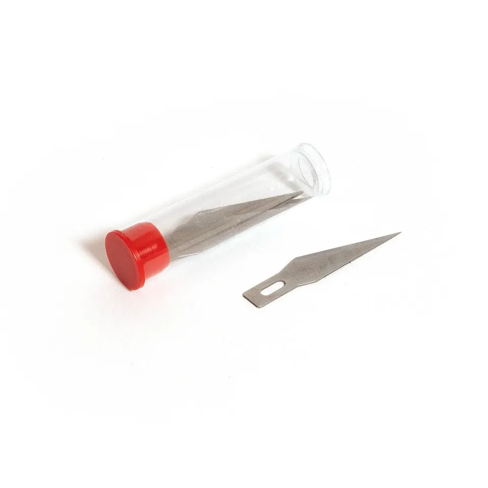 occre-lame-di-precisione-11-per-cutter-modellismo-confezione-da-5-pezzi image 1
