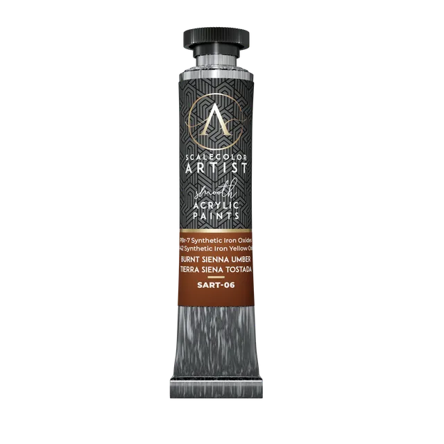 scale75-scalecolor-artist-burnt-sienna-umber-pittura-acrilica-cremosa-premium-20 image 1