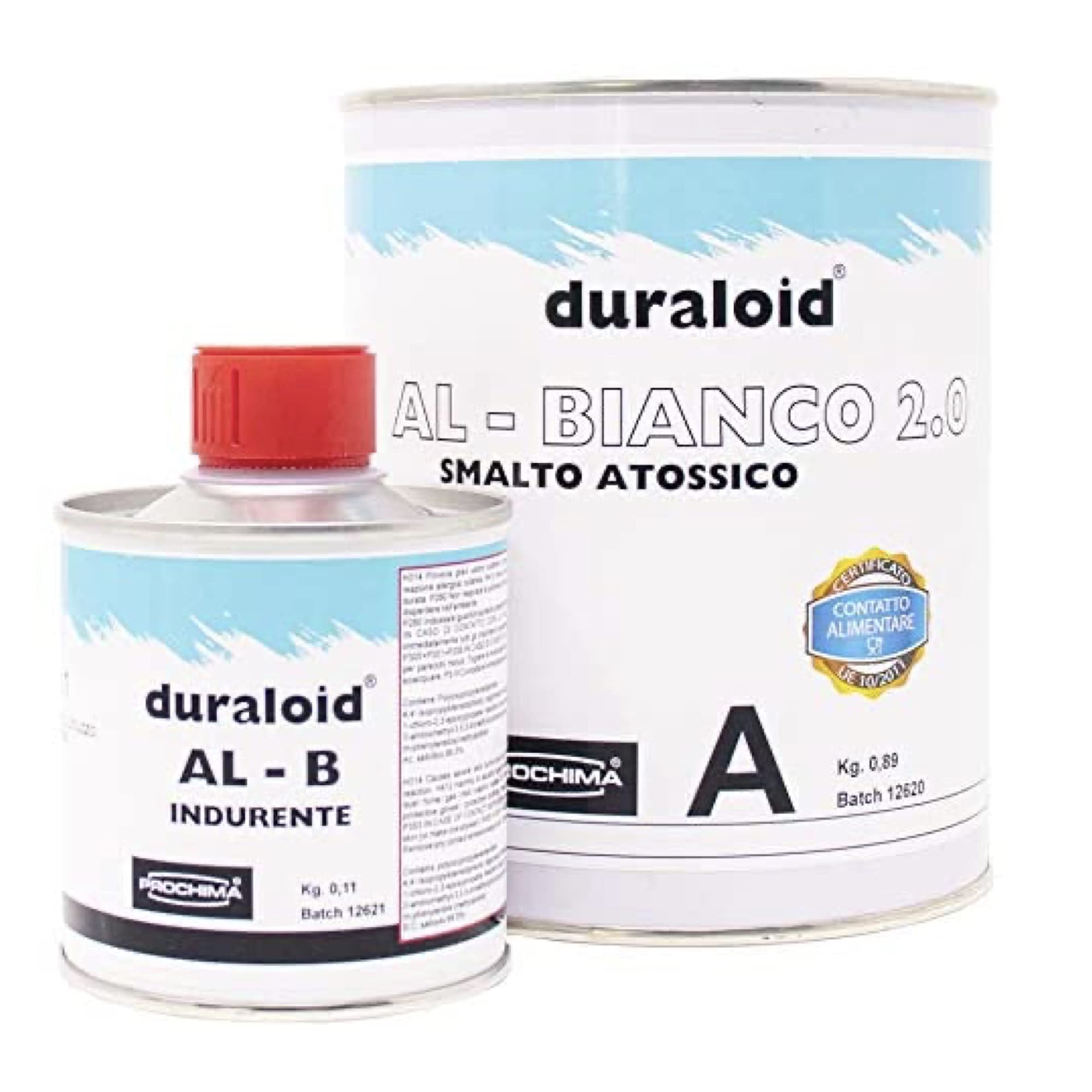 prochima-duraloid-al-2-0-smalto-epossidico-bianco-1-kg-per-alimenti image 1