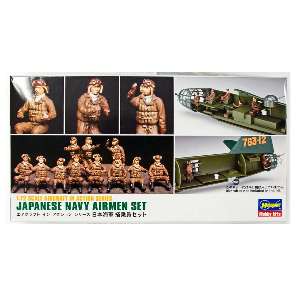 ak-interactive-1-72-aircraft-in-action-series-japanese-navy-airman-set-kit-figur image 1