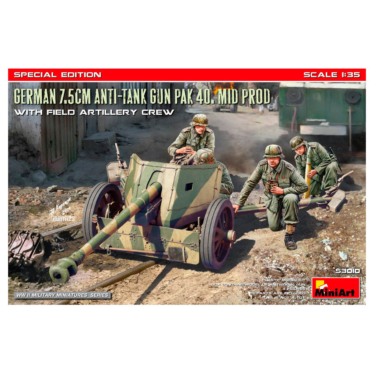 ak-interactive-1-35-german-7-5cm-pak-40-mid-prod-con-artiglieri-special-edition image 1